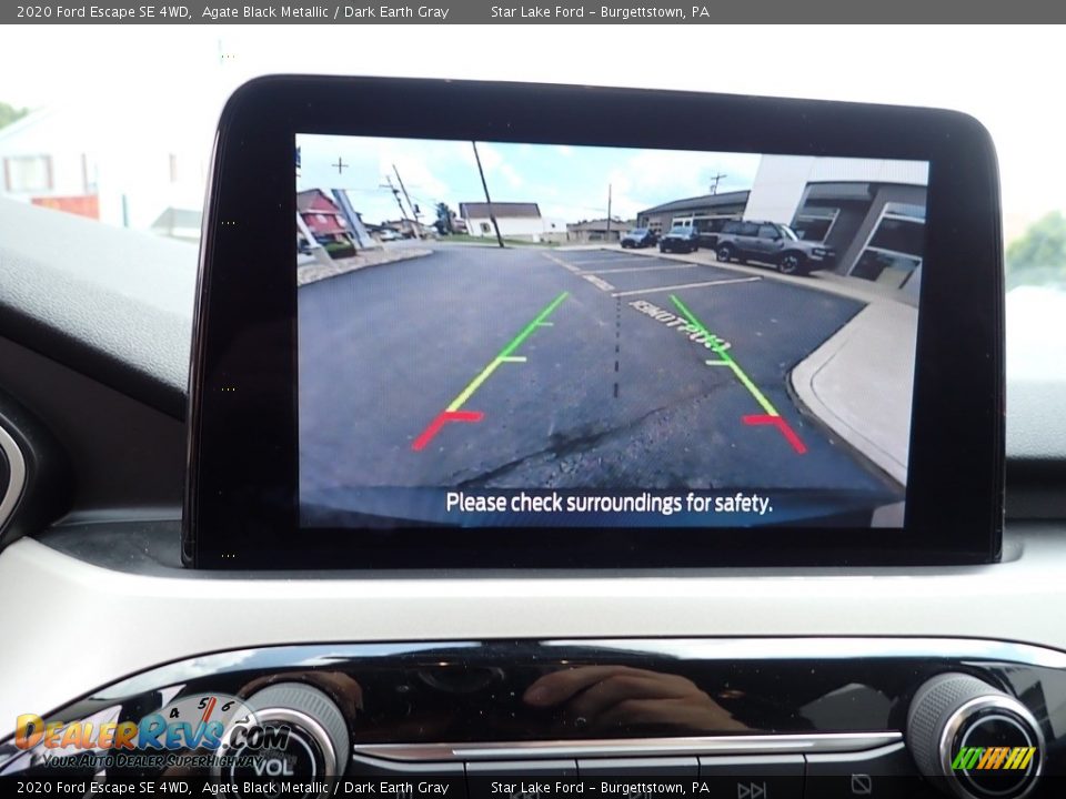 2020 Ford Escape SE 4WD Agate Black Metallic / Dark Earth Gray Photo #18