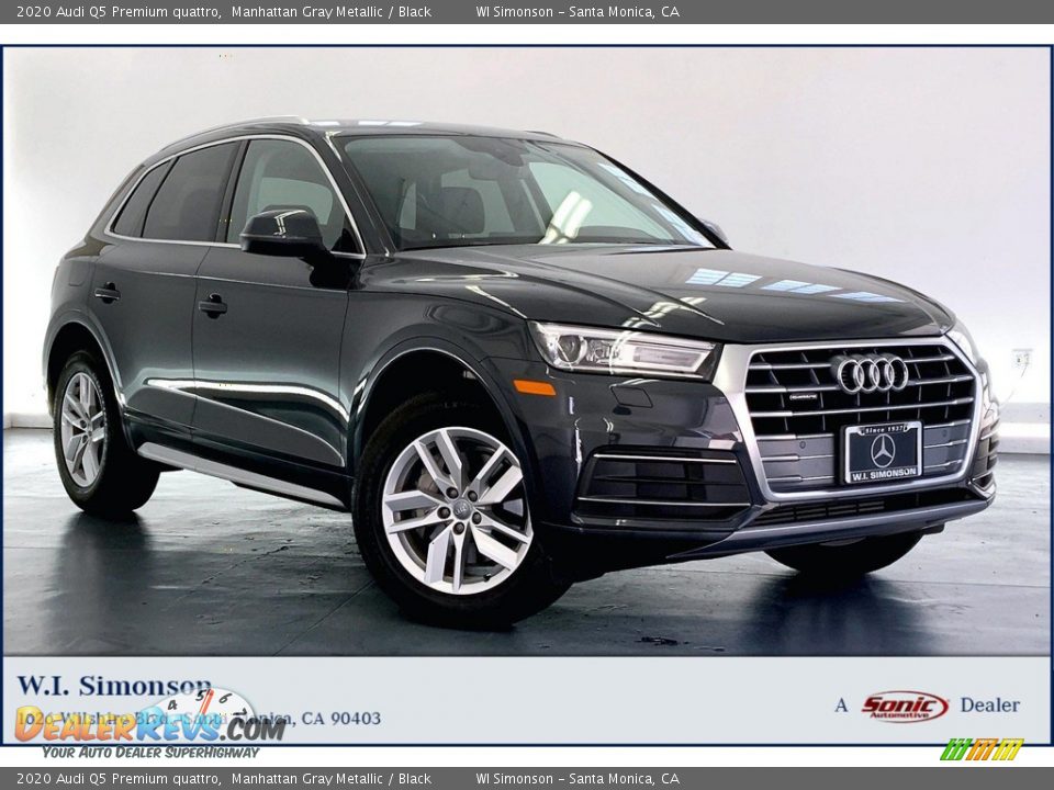 2020 Audi Q5 Premium quattro Manhattan Gray Metallic / Black Photo #1