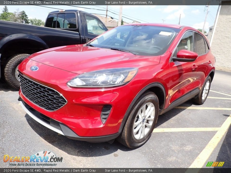 2020 Ford Escape SE 4WD Rapid Red Metallic / Dark Earth Gray Photo #1