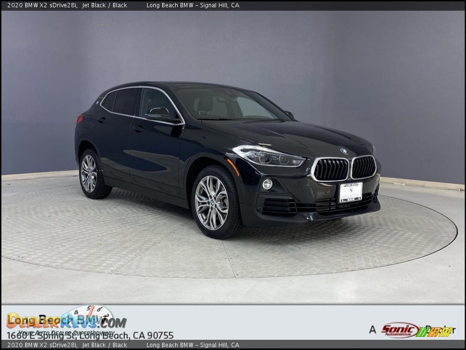 2020 BMW X2 sDrive28i Jet Black / Black Photo #1