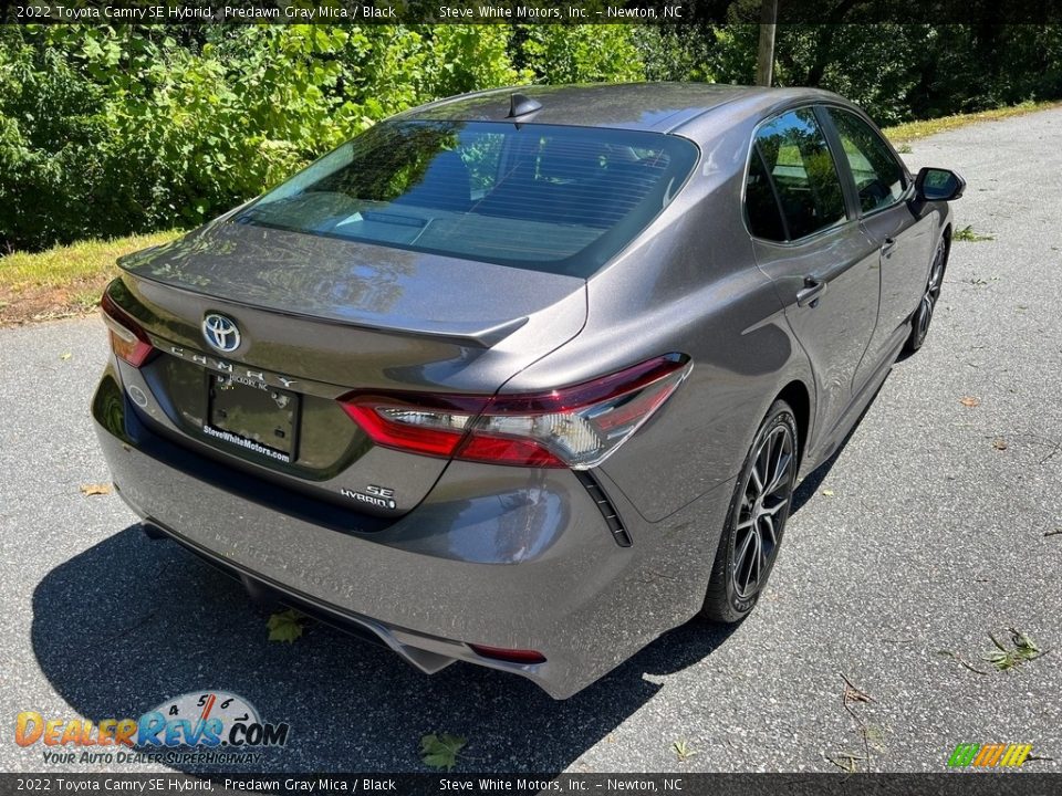 2022 Toyota Camry SE Hybrid Predawn Gray Mica / Black Photo #7