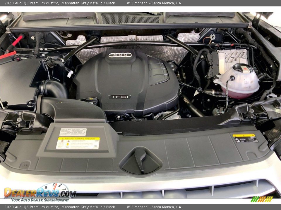 2020 Audi Q5 Premium quattro 2.0 Liter Turbocharged TFSI DOHC 16-Valve VVT 4 Cylinder Engine Photo #9
