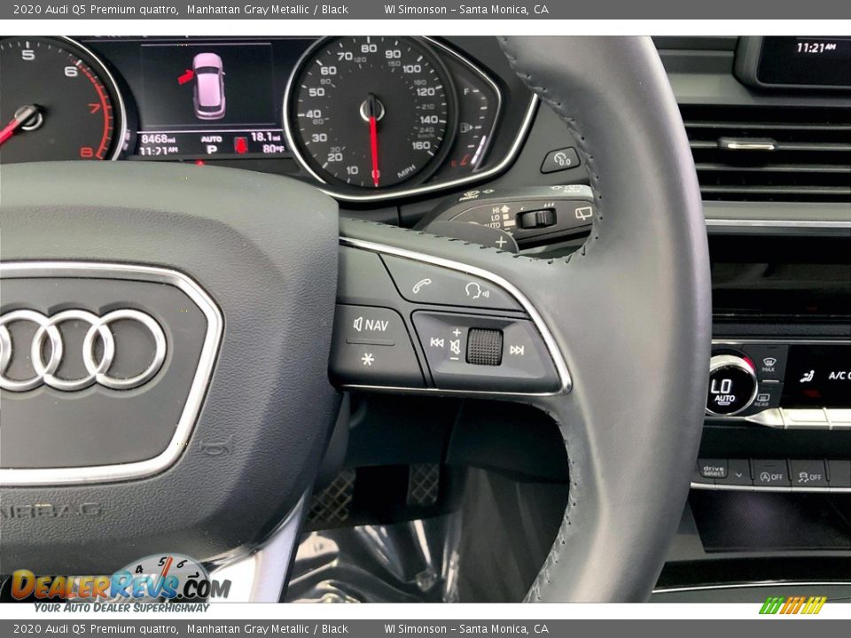 2020 Audi Q5 Premium quattro Steering Wheel Photo #22