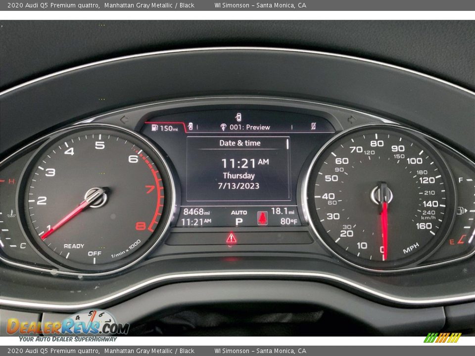 2020 Audi Q5 Premium quattro Gauges Photo #23