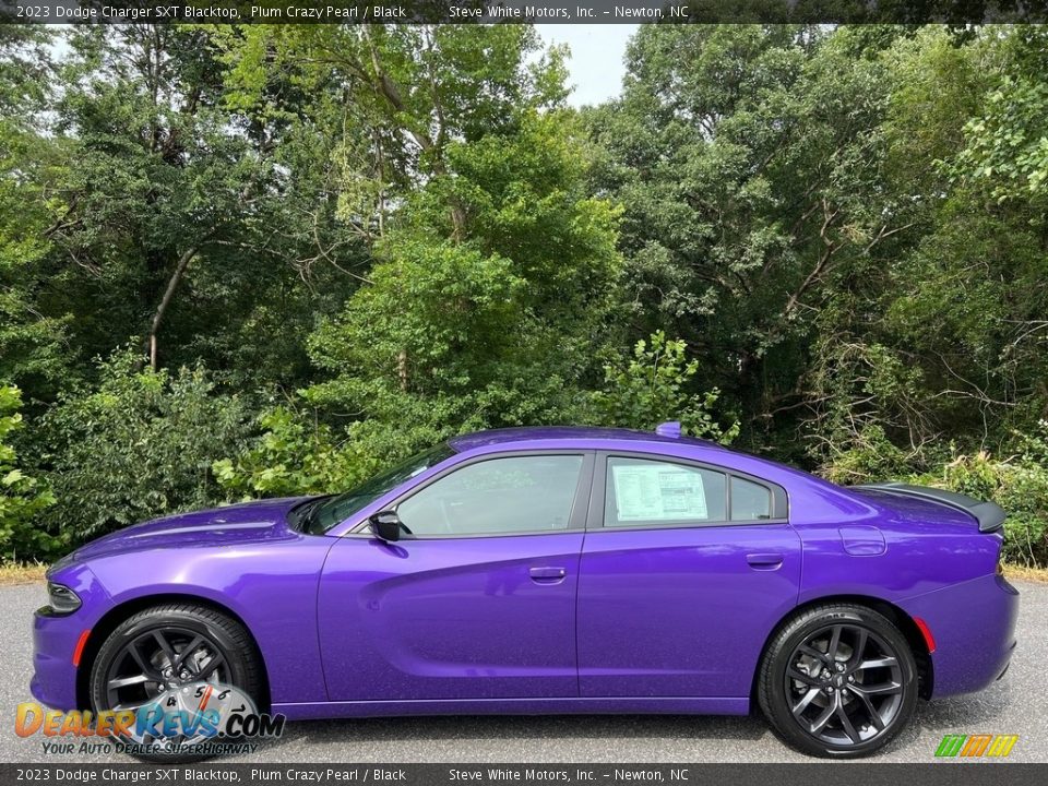 Plum Crazy Pearl 2023 Dodge Charger SXT Blacktop Photo #1