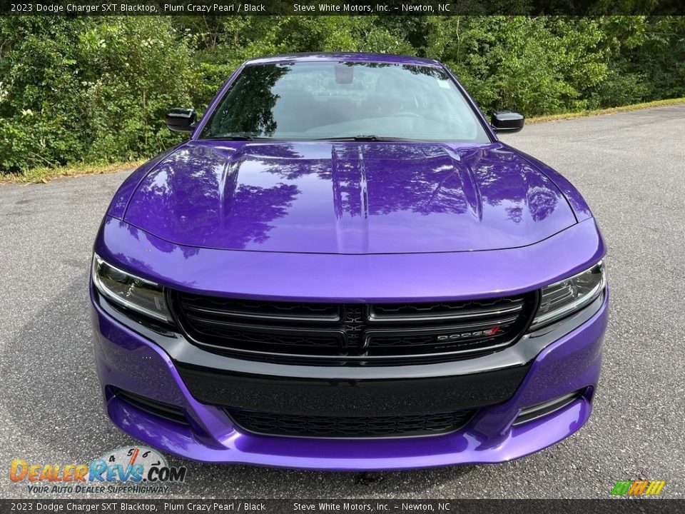 2023 Dodge Charger SXT Blacktop Plum Crazy Pearl / Black Photo #3