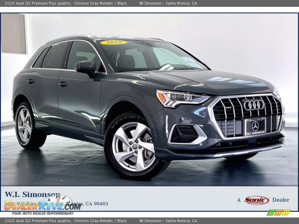 2020 Audi Q3 Premium Plus quattro Chronos Gray Metallic / Black Photo #1