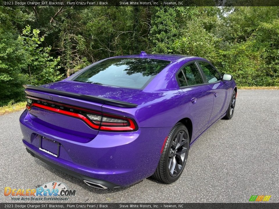 2023 Dodge Charger SXT Blacktop Plum Crazy Pearl / Black Photo #6