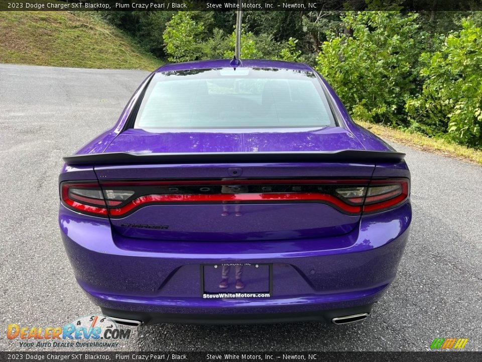 2023 Dodge Charger SXT Blacktop Plum Crazy Pearl / Black Photo #7