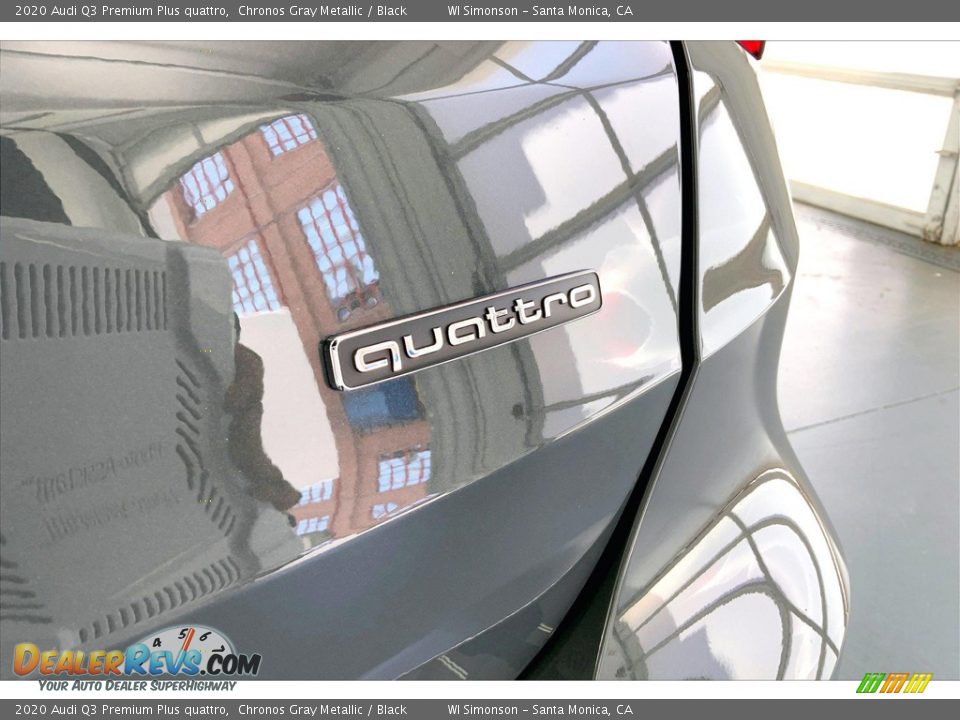 2020 Audi Q3 Premium Plus quattro Chronos Gray Metallic / Black Photo #7