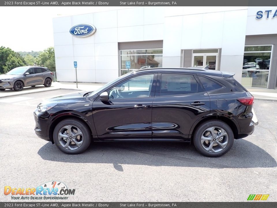 2023 Ford Escape ST-Line AWD Agate Black Metallic / Ebony Photo #2