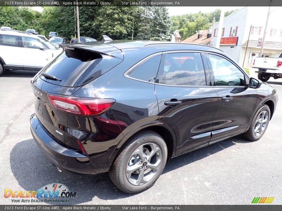 2023 Ford Escape ST-Line AWD Agate Black Metallic / Ebony Photo #5