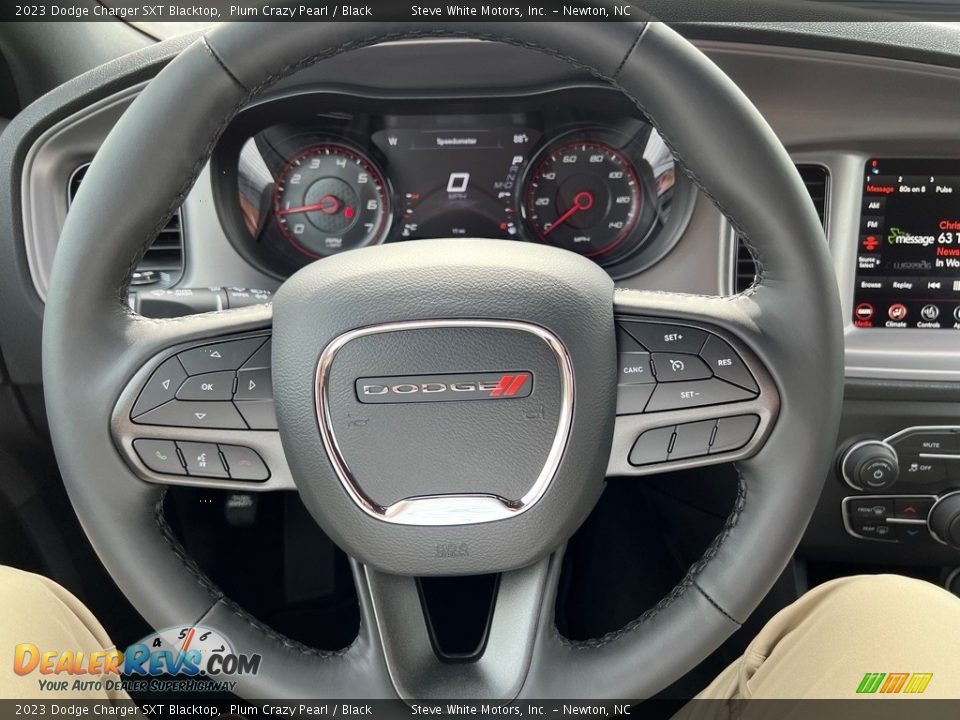 2023 Dodge Charger SXT Blacktop Steering Wheel Photo #19