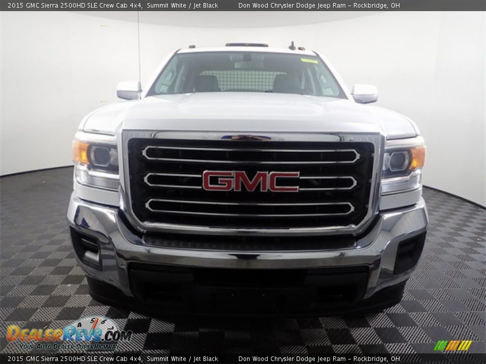 2015 GMC Sierra 2500HD SLE Crew Cab 4x4 Summit White / Jet Black Photo #3