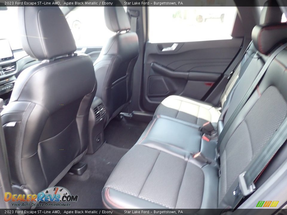 Rear Seat of 2023 Ford Escape ST-Line AWD Photo #11