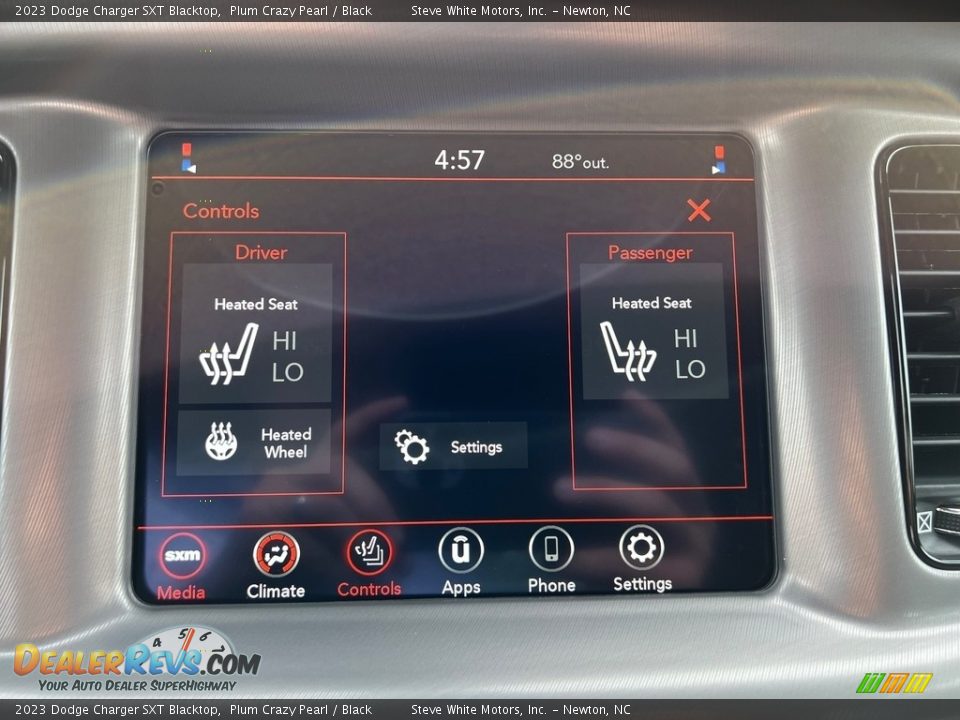 Controls of 2023 Dodge Charger SXT Blacktop Photo #22