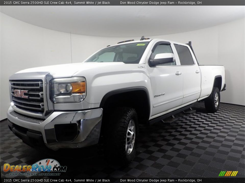 2015 GMC Sierra 2500HD SLE Crew Cab 4x4 Summit White / Jet Black Photo #6