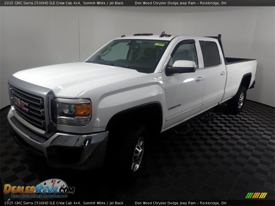 2015 GMC Sierra 2500HD SLE Crew Cab 4x4 Summit White / Jet Black Photo #7