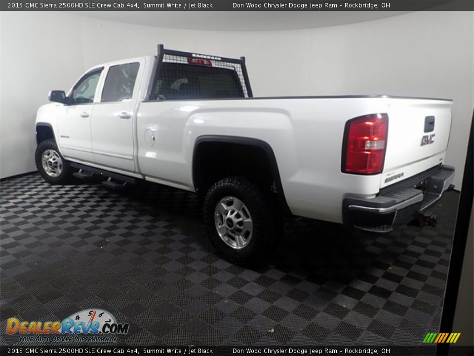 2015 GMC Sierra 2500HD SLE Crew Cab 4x4 Summit White / Jet Black Photo #8