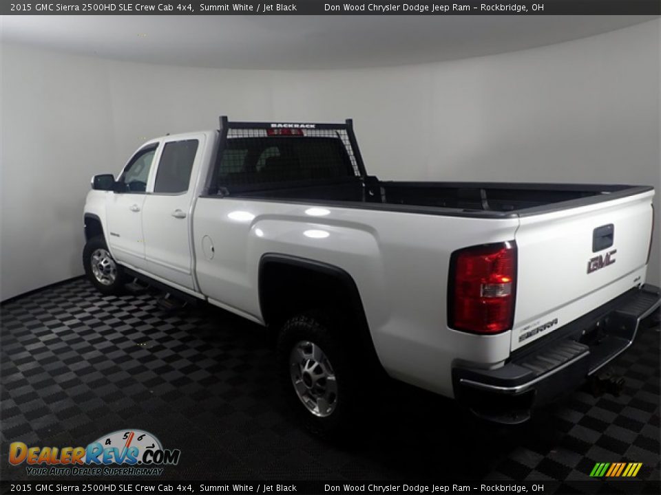 2015 GMC Sierra 2500HD SLE Crew Cab 4x4 Summit White / Jet Black Photo #9