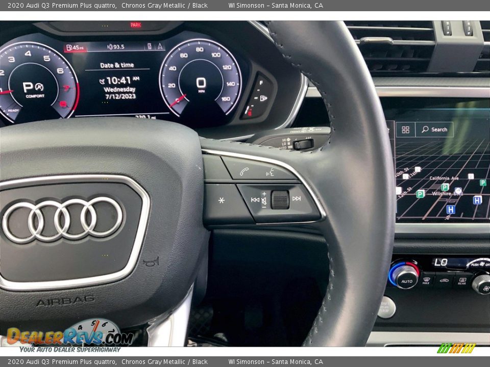 2020 Audi Q3 Premium Plus quattro Steering Wheel Photo #22