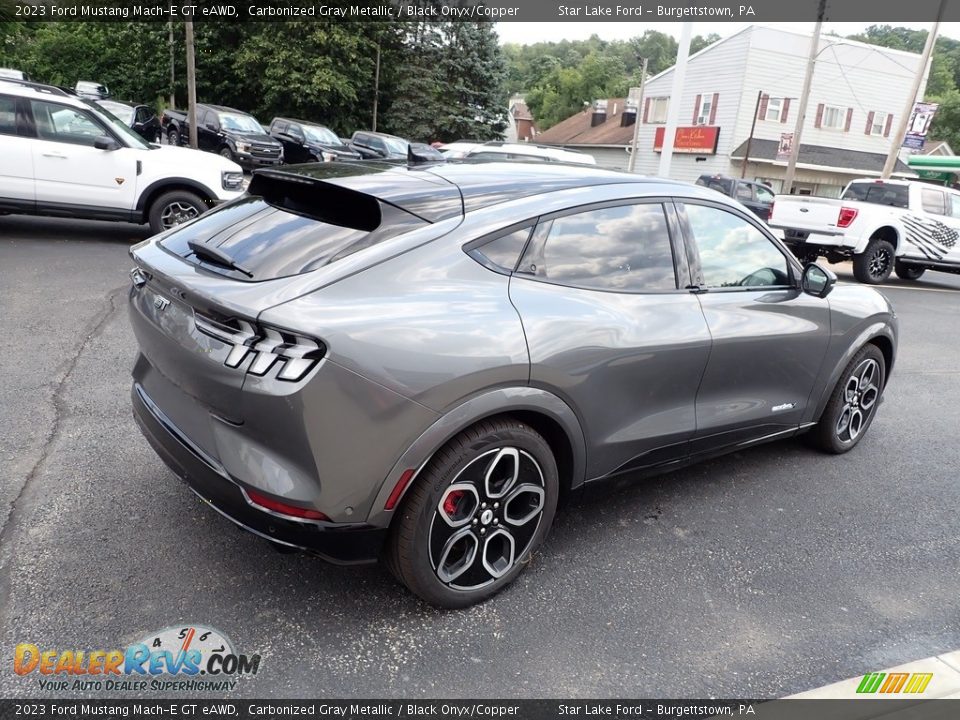 2023 Ford Mustang Mach-E GT eAWD Carbonized Gray Metallic / Black Onyx/Copper Photo #5