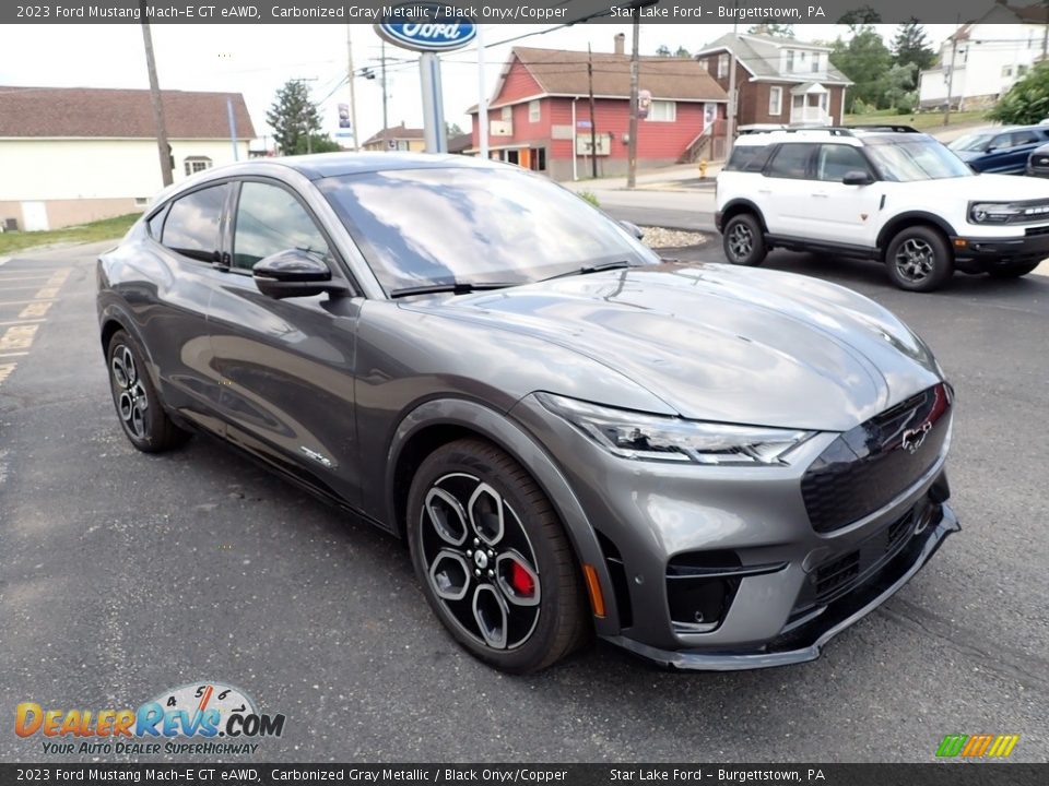 Front 3/4 View of 2023 Ford Mustang Mach-E GT eAWD Photo #7