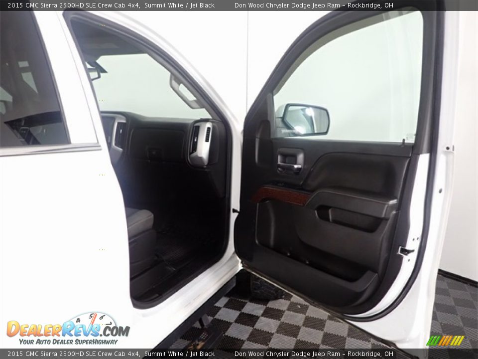 2015 GMC Sierra 2500HD SLE Crew Cab 4x4 Summit White / Jet Black Photo #28