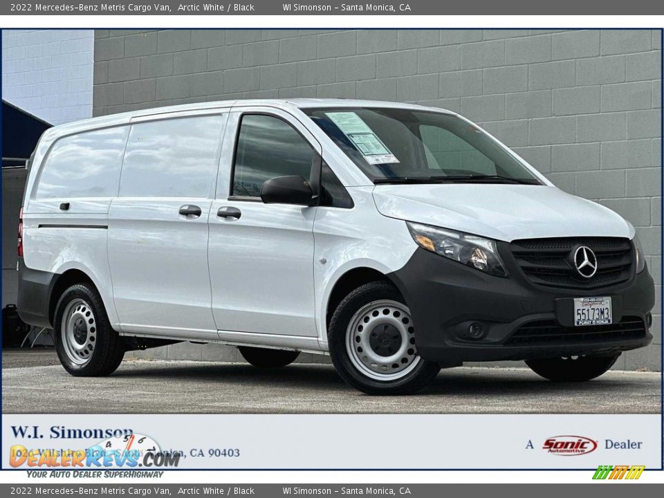 2022 Mercedes-Benz Metris Cargo Van Arctic White / Black Photo #1