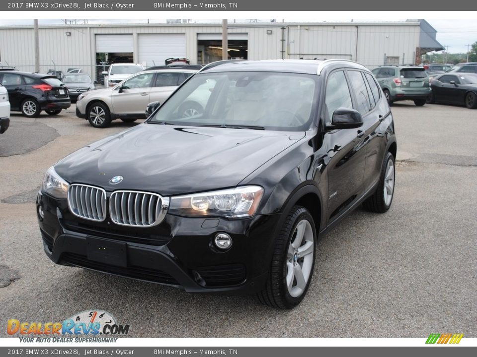 2017 BMW X3 xDrive28i Jet Black / Oyster Photo #1