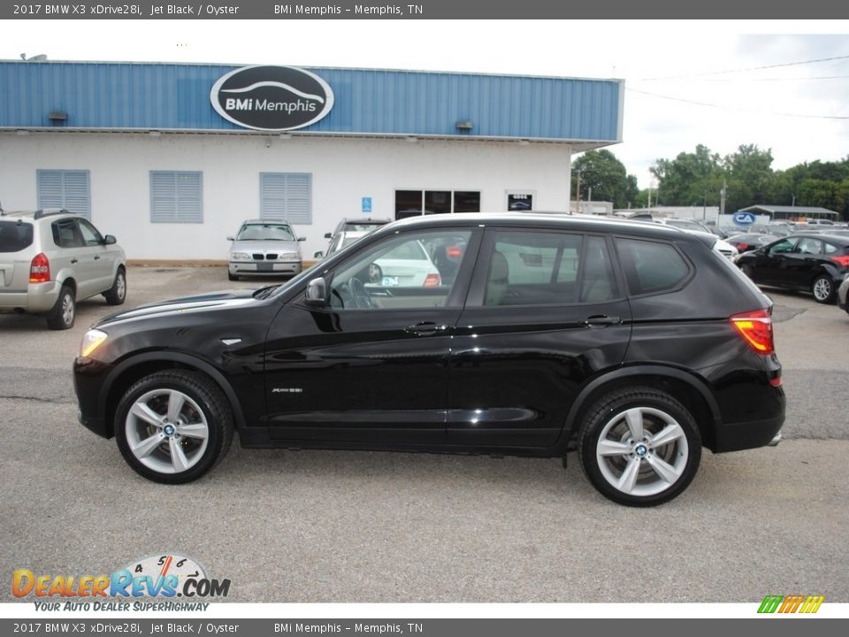 2017 BMW X3 xDrive28i Jet Black / Oyster Photo #2