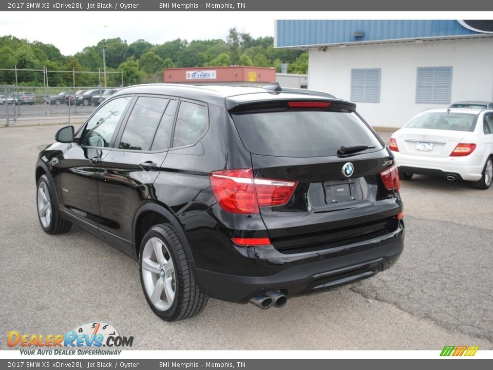 2017 BMW X3 xDrive28i Jet Black / Oyster Photo #3