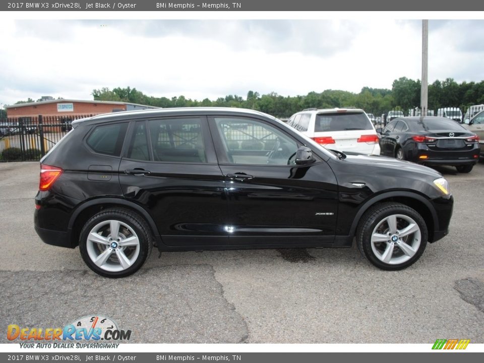 2017 BMW X3 xDrive28i Jet Black / Oyster Photo #6