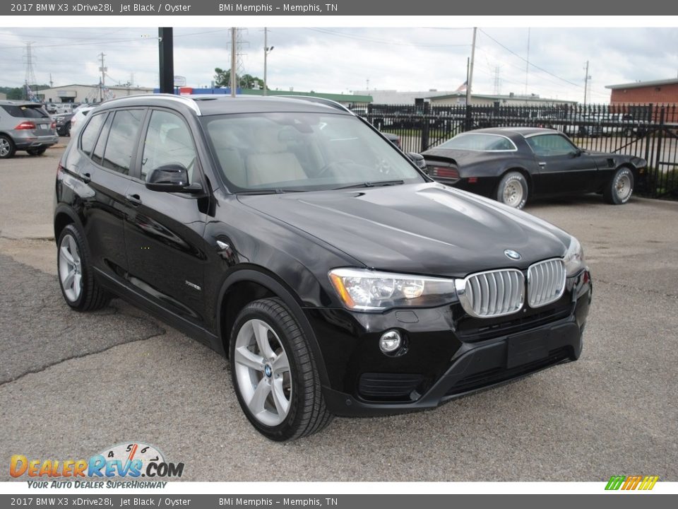 2017 BMW X3 xDrive28i Jet Black / Oyster Photo #7