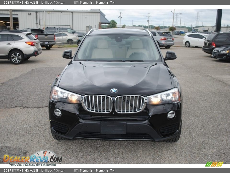 2017 BMW X3 xDrive28i Jet Black / Oyster Photo #8