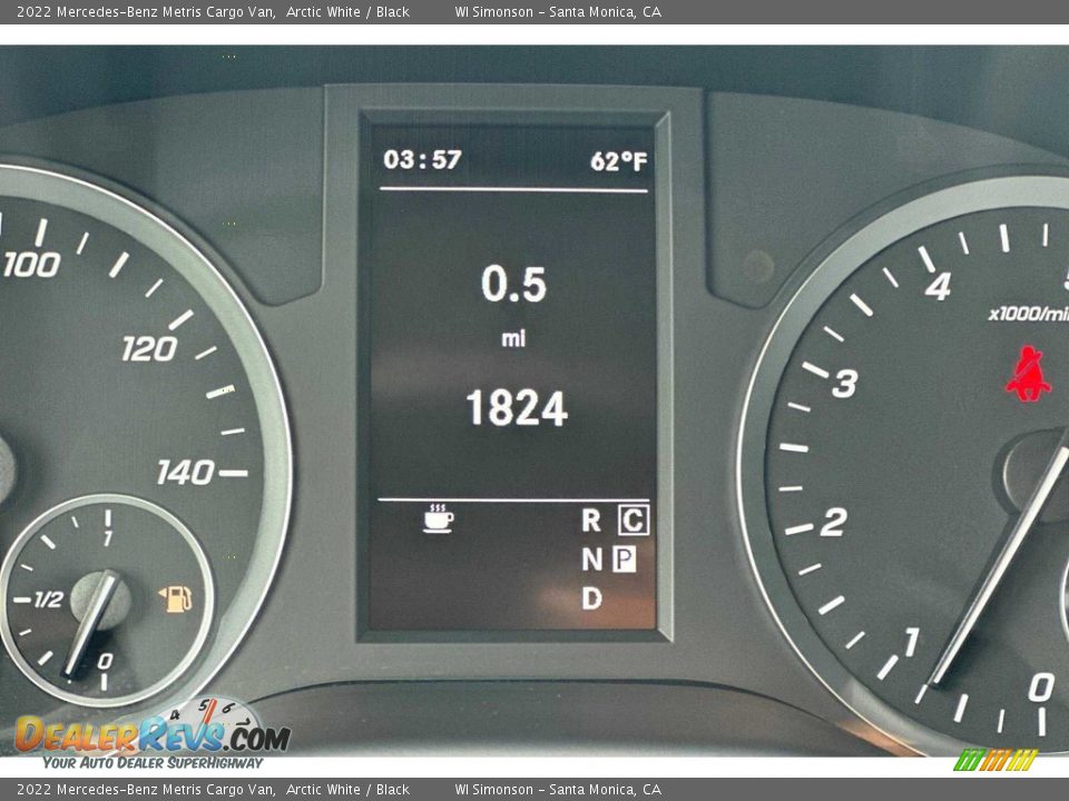 2022 Mercedes-Benz Metris Cargo Van Gauges Photo #30