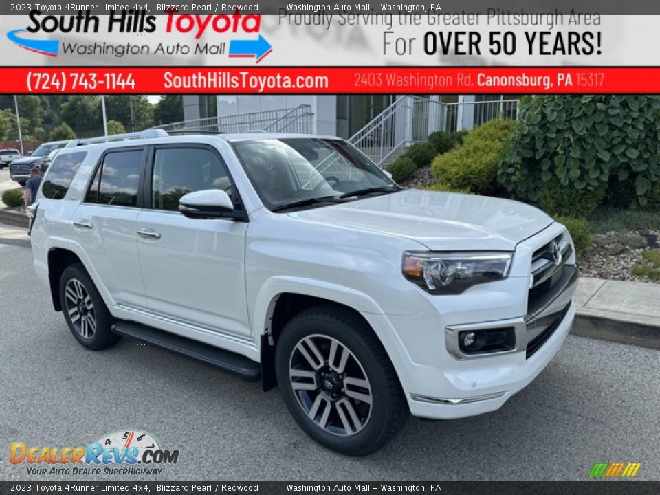 2023 Toyota 4Runner Limited 4x4 Blizzard Pearl / Redwood Photo #1