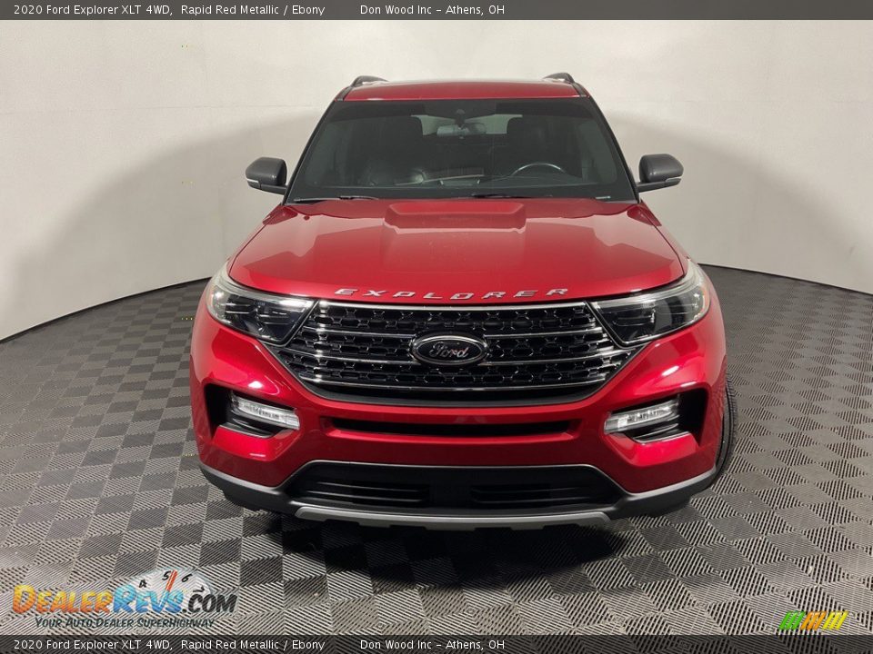 2020 Ford Explorer XLT 4WD Rapid Red Metallic / Ebony Photo #5