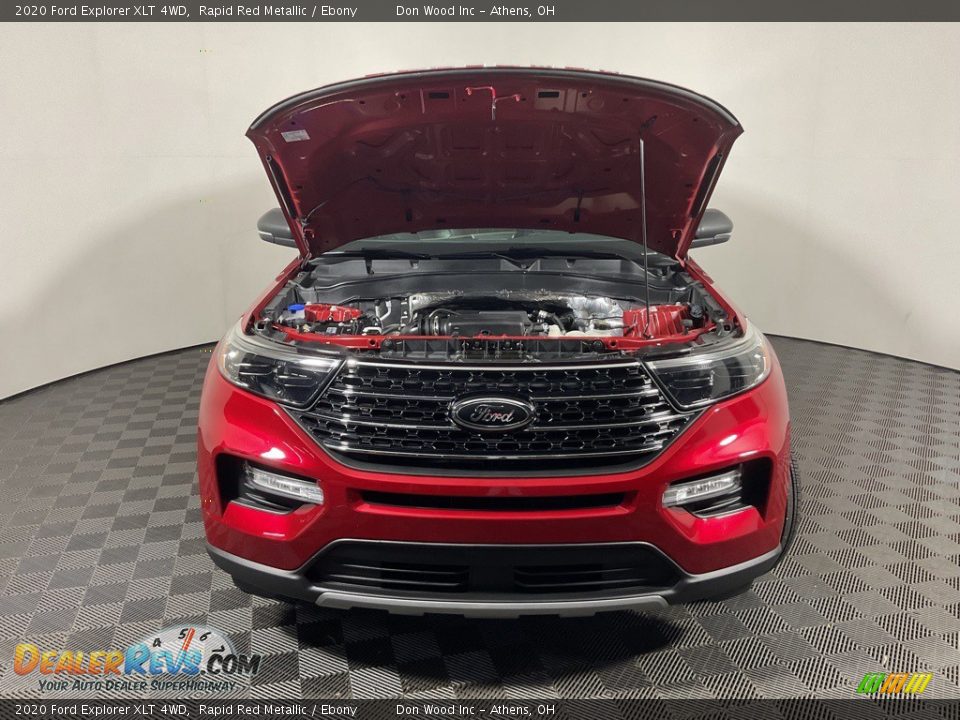 2020 Ford Explorer XLT 4WD Rapid Red Metallic / Ebony Photo #6