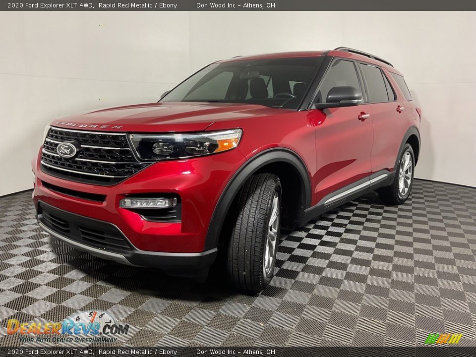 2020 Ford Explorer XLT 4WD Rapid Red Metallic / Ebony Photo #8