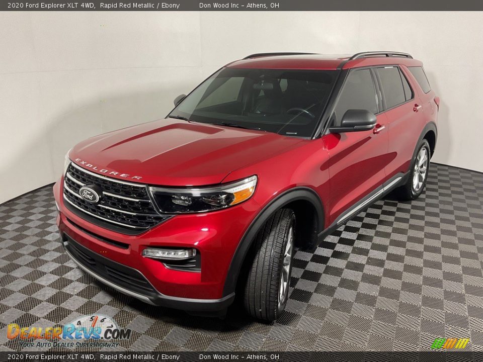 2020 Ford Explorer XLT 4WD Rapid Red Metallic / Ebony Photo #9