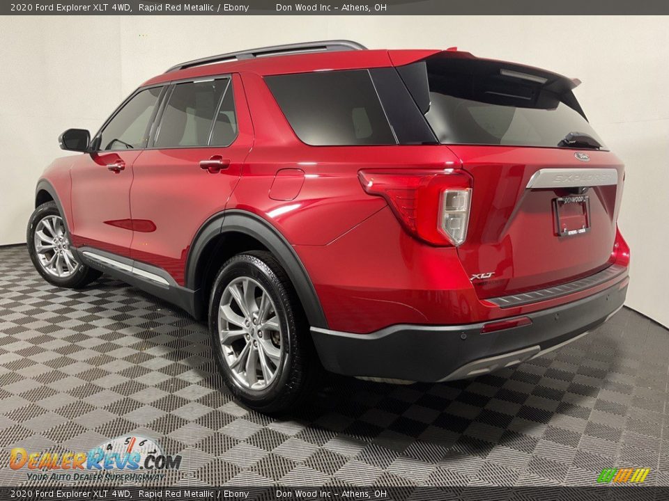 2020 Ford Explorer XLT 4WD Rapid Red Metallic / Ebony Photo #10