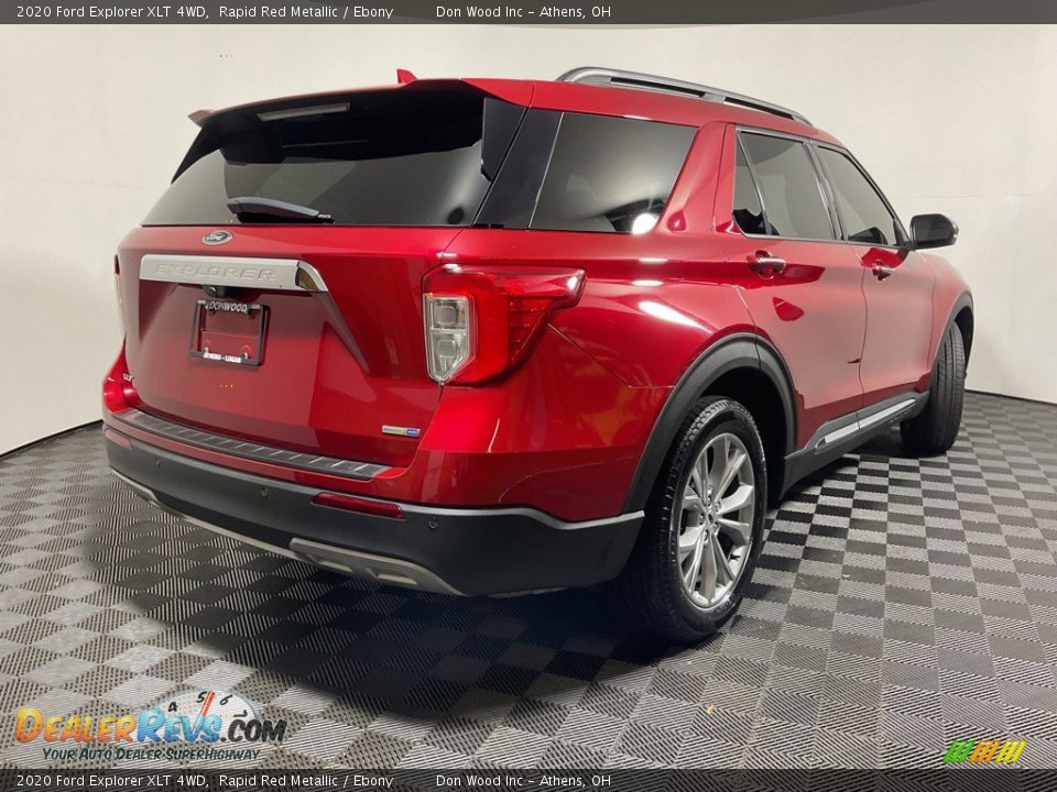 2020 Ford Explorer XLT 4WD Rapid Red Metallic / Ebony Photo #15