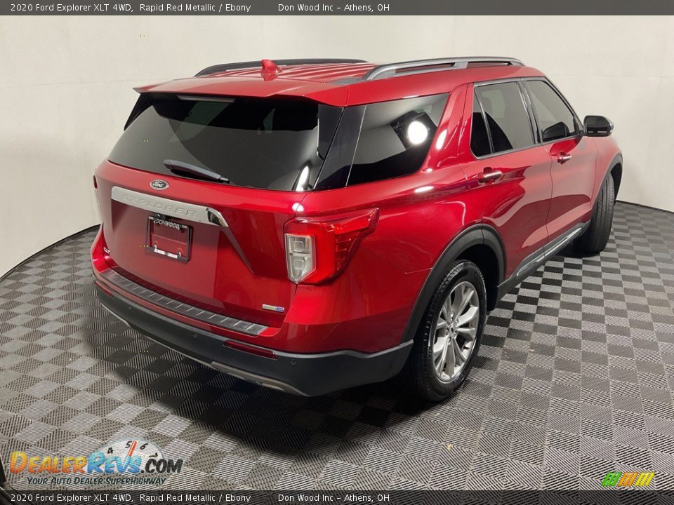 2020 Ford Explorer XLT 4WD Rapid Red Metallic / Ebony Photo #16