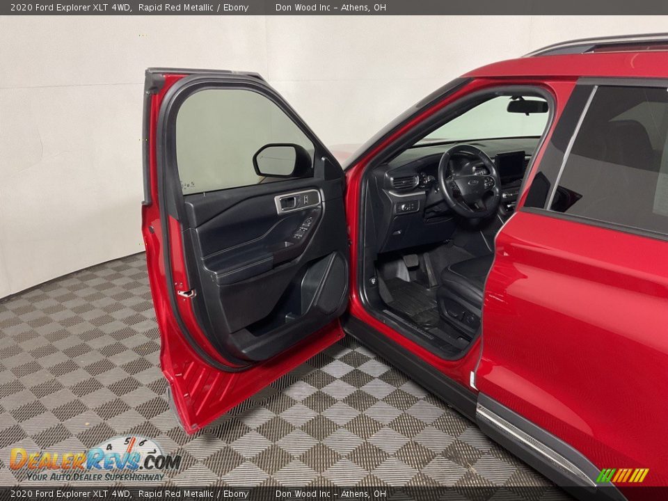 2020 Ford Explorer XLT 4WD Rapid Red Metallic / Ebony Photo #17