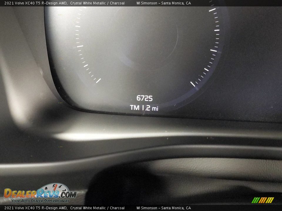 2021 Volvo XC40 T5 R-Design AWD Crystal White Metallic / Charcoal Photo #19