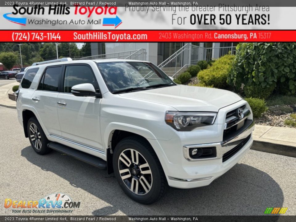 2023 Toyota 4Runner Limited 4x4 Blizzard Pearl / Redwood Photo #1