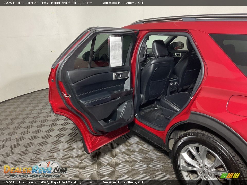 2020 Ford Explorer XLT 4WD Rapid Red Metallic / Ebony Photo #30