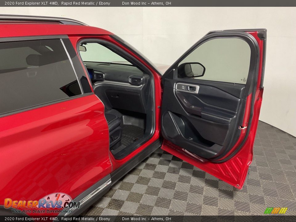 2020 Ford Explorer XLT 4WD Rapid Red Metallic / Ebony Photo #34