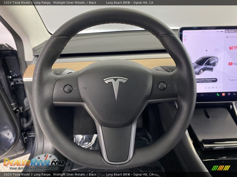 2020 Tesla Model 3 Long Range Steering Wheel Photo #17